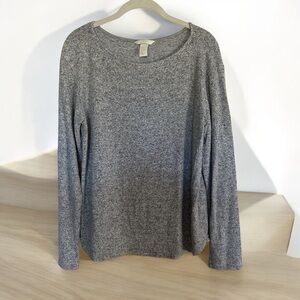 H&M Brushed Knit Fabric‎ Pullover Crew Neck Sweater Size Small